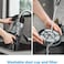 Midea Vacuum Cleaner 1800W Bagless Canister 2L Dust Capacity With HEPA Filter, Easy Emptying, 200W Suction power, Washable Filter For Pet Hair, Carpet, Tile, Hard Floor, Blue - MC08MEBU