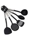ECVV 5 Pieces Slotted Spatula, Nylon Kitchen Tools, Solid Spoon - Pasta Spoon - Masher &amp; Ladle - Silicone Utensil Kitchen Gadgets Set