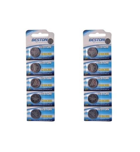 Beston CR2032 Lithium Battery 3V - Pack of 10