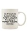 Me Tipsy Quote Printed Coffee Mug White