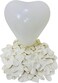 Heart Balloons White Color 40Pcs Natural Rubber Latex 10inch STANDARD Quality Valentines Day Balloons