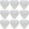 Heart Balloons White Color 40Pcs Natural Rubber Latex 10inch STANDARD Quality Valentines Day Balloons