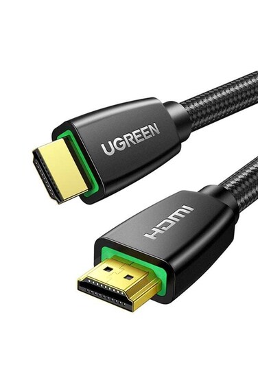 كابل UGREEN عالي السرعة HDMI 2.0 بطول 3 أمتار، يدعم دقة 4K بمعدل 60 هرتز، مضفر، ذكر-ذكر