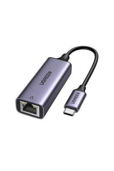UGREEN RJ 45 USB-C To Gigabit Ethernet Adapter - Gray