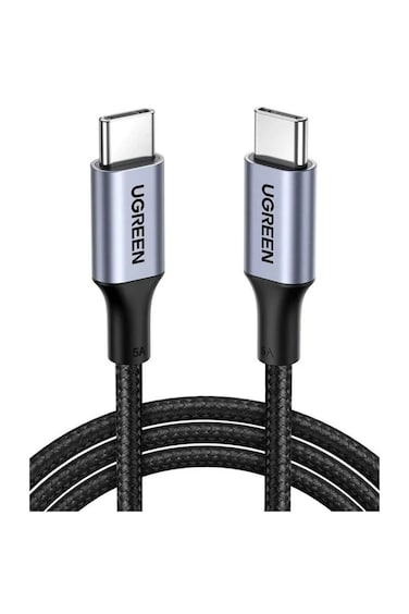 كابل UGREEN US316-70429B USB-C بطول مترين، أسود