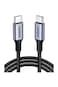 كابل UGREEN US316-70429B USB-C بطول مترين، أسود