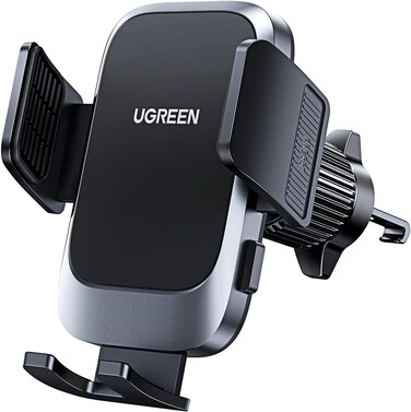 UGREEN Car Phone Holder Car Mount, [360&deg; Rotation for Air Vent], [One-button Release], Strong Metal Hook Mobile Holder, Fit for iPhone 17/16/15/14, Samsung S25/24/23, 4.7-7.2" Smartphone Accessories