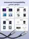 UGREEN USB C Cable 0.5M, Braided 100W Power Delivery PD Super Fast Charge Cable USB C to Type C for iPhone 15/16 pro max, iPad mini 7, MacBook Pro, iPad, Samsung S25Ultra/S24/23, Huawei P70