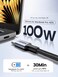 UGREEN USB C Cable 3M, Braided 100W Power Delivery PD Super Fast Charge Cable USB C to Type C for iPhone 15/16 pro max, iPad mini 7, MacBook Pro, iPad, Samsung S25/24/23 Ultra, Huawei P70