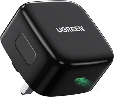 UGREEN iPhone 16 Pro Charger Fast PD 20W USB C Wall Charger Fast Charging Type C Adapter Plug Universal Travel Adapter USB C Plug For iPhone 16 Pro Max/15/14/13, Galaxy S25 Ultra/S24 /S23 /A Series