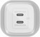 Belkin 45W Dual USB Type C Wall Charger, Fast Charging Power Delivery 3.0 with GaN Technology, USB C Charger for iPhone 16, 15, iPad Pro 12.9, 11, MacBook, Samsung Galaxy S24, Pixel And More