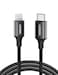 UGREEN iPhone Charger Cable 1M, [MFi Certified] USB C to Lightning Cable Fast Charging Power Delivery PD 20W Charging for iPhone 14/14 Pro/Plus/ Pro Max, 8-13 All Series, iPad-Black