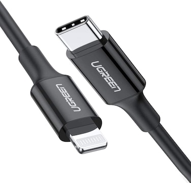 UGreen Type C Cable, Usb-C To Lightning Cable 2M - Black