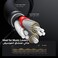 UGREEN 3.5mm Audio Cable Aux Cable 2M Braided Male to Male Stereo Auxiliary Aux Jack Compatible for iPhone, iPad, Samsung Smartphones, Tablets Car Home Stereos, Beats Bose Sony Headphones Speaker