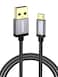 UGREEN Micro USB Cable 3M, 18W Fast Quick Charger Cable, QC 3.0 Micro USB 2.0 Android Charging Cord Nylon Braided, Compatible for PS4 XBOX Samsung S7 S6, Note6 LG Nexus Nokia-Black