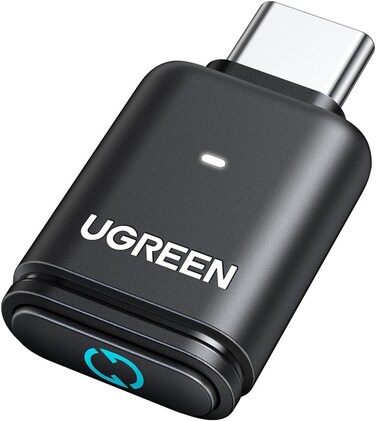 UGREEN USB-C Bluetooth Adapter for PS5, Bluetooth 5.3 Audio Adapter with APTX Low Latency &amp; aptX-Adaptive, Wireless Audio Transmitter to Connect Wireless Headphones &amp; Earbuds