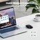 UGREEN Wireless Mouse, 2.4G Stable Connection, 5 Adjustable 4000 DPI, 5 Buttons, Silent and Ergonomic, for Office/Home/Study, Compatible with Windows, macOS, iOS, Android, Linux, Black