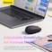 Baseus Mouse Tri-Mode Wireless Bluetooth for Laptop and Desktop PC A Simple Wireless Bluetooth Mouse for MacBook Pro Air Mac iPad Frosted Gray F01B
