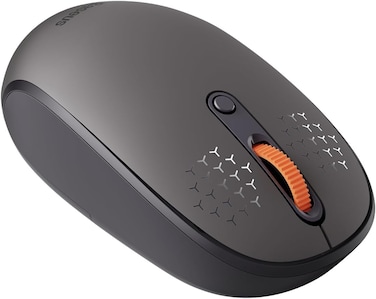 Baseus Mouse Tri-Mode Wireless Bluetooth for Laptop and Desktop PC A Simple Wireless Bluetooth Mouse for MacBook Pro Air Mac iPad Frosted Gray F01B

