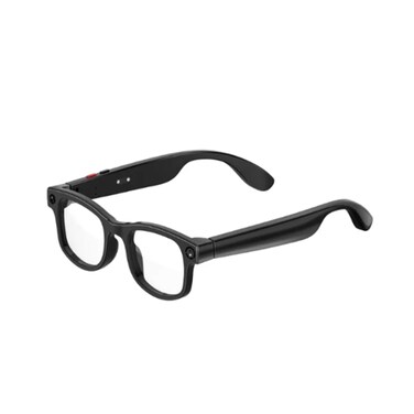 AI Smart Glasses   Bluetooth &amp; Voice Control   1080p Camera   Dual HiFi Bass Speakers   3 Lens Sets   32GB Memory   WiFi, Music, Photography
