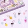 Kawaii Surprising Charm Pack, 40Pcs Adorable Keychain Charms, Cartoon Kuromi-themed Miniature Blind Box DIY Keychain Charm Box with Colored Beaded