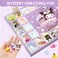 Kawaii Surprising Charm Pack, 40Pcs Adorable Keychain Charms, Cartoon Kuromi-themed Miniature Blind Box DIY Keychain Charm Box with Colored Beaded