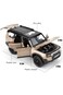 Pullback Toyota Land Cruiser Prado Die-Cast Metal Car 1:32 Scale Asstd. W32251
