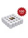 100 Pack Tea Lights Candles, Tealight Candles,White Smokeless Dripless Long Lasting Tea Light Candles,Tea Candles