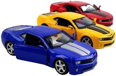 Color Land Toys Pullback Diecast Car Chevrolet Camaro 1:24, Assorted