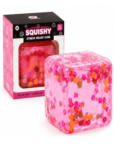 Cube Squishy Stretchy Fidget Toy Slow Rise Sensory Stress Relief Cube Soft Squeeze Anxiety Relief Toy