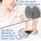 Pack of 2 Shower Foot Scrubber Mat Back Washer Back Exfoliating Bath Wash Pad Wall Mounted Slip Suction Cups Foot Scrubber for Use in Shower Cups Foot Cleaner for Men and Women" Gray