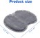 Pack of 2 Shower Foot Scrubber Mat Back Washer Back Exfoliating Bath Wash Pad Wall Mounted Slip Suction Cups Foot Scrubber for Use in Shower Cups Foot Cleaner for Men and Women" Gray