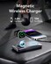 VEGER Magnetic Wireless Charger,10000mah Power Bank, 22.5W PD Fast Charging Wireless Portable Charger, Magsafe Charger Battery Pack for iPhone