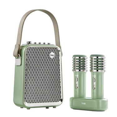 Divoom SongBird HQ 2 Portable Bluetooth Karaoke Speaker (Green)
