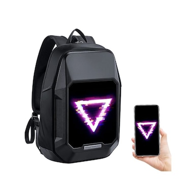 Divoom Cyberbag Pixel Art LED Backpack - Black