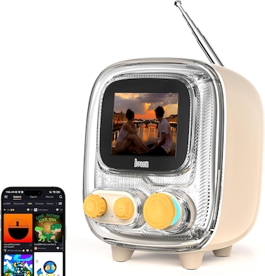 Divoom Tiivoo-2 Photo Album &amp; Lyrics Speaker - Tender White
