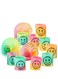 Smiley Face Rainbow Spring Toy for Kids Party &ndash; 12 Mini Slinky Party Favors