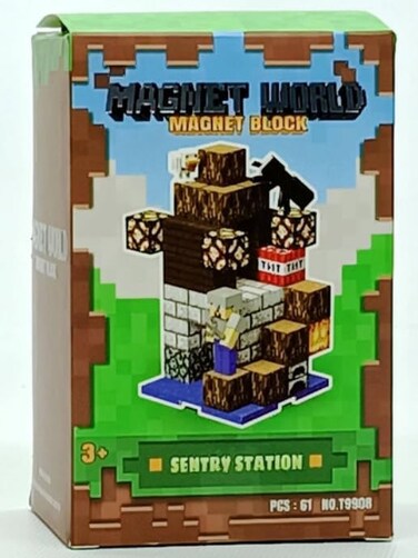 Colorland -Magnet World Magnetic Block Sentry Station 61-Pcs T9908