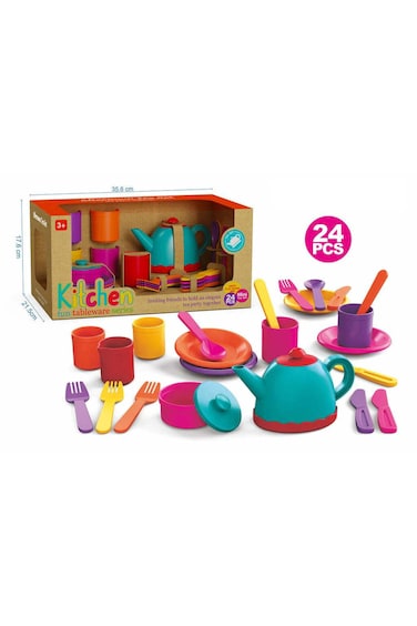 Kitchen Fun Tableware Series With 24 Pcs Mini Tea Set XG1-22F