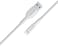 Promate USB-A to Lightning Cable, Durable 10W USB-A to Lightning Charger with 480 Mbps Data Transfer, 10000 Bend Test and 100 cm Anti-Tangle Silicone Cord For iPhone 14, iPad, AirPods Pro, White