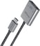 محول HDMI من بروميت مزود بمنفذي 4K 60Hz UHD وسلك نايلون مضفر بطول 1 متر، لون أسود