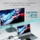 Promate HDMI Switch, 3-in-1 Ultra HD 4k 60Hz HDMI Adapter Converter with Triple HDMI Ports, Compact Design, Switch Button and 50cm Cable for MacBook Pro, MacBook Air, PS5 MediaSwitch-H3