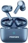 Promate True Wireless Earbuds, In-Ear Active Noise Cancelling Bluetooth v5.3 Earphones With Mic, 25H Playback Time, Intelligent Touch Controls And Charging Case for iPhone 17, S25, ProPods Blue