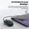Promate Wired Mouse, Ergonomic Ambidextrous Optical Mouse with 6 million Keystrokes, 1200DPI, 3 Buttons, Hyper-Fast Scrolling, 1.5m Cord and Anti-Slip Grip for MacBook Pro, iMac, ASUS, Dell, CM-1200 [video game]