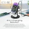Promate Charging Station with Detachable 10000mAh Power Bank, 15W MagSafe Compatible Charger, 2W Apple Watch Charger, 5W AirPods Pro Charger, 20W USB-C Power Delivery, 18W QC 3.0 Ports, ROVERPACK