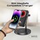 Promate Charging Station with Detachable 10000mAh Power Bank, 15W MagSafe Compatible Charger, 2W Apple Watch Charger, 5W AirPods Pro Charger, 20W USB-C Power Delivery, 18W QC 3.0 Ports, ROVERPACK