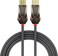 كابل بروميت HDMI 2.0، كابل أحادي الاتجاه HDMI إلى HDMI بدقة 4K بمعدل 60 هرتز مع دعم الفيديو ثلاثي الأبعاد، وموصلات مطلية بالذهب لأجهزة الكمبيوتر المحمولة والشاشات، باللون الأسود.