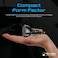 Promate Car Charger, Transparent 80W Fast Charge Multi-Port Car Adapter Dual USB Type-C Power Delivery Ports, QC 3.0 USB-A, Overheat Protection compatible For iPhone 17, Galaxy 23, TransDrive-80W.