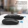 Promate Wireless Keyboard and Mouse Combo, Slim Full-Size2.4Ghz Wireless Keyboard, 1600 DPI Ambidextrous Mouse, Nano USB Receiver, Quiet Keys, Angled Kickstand for iMac, MacBook, ASUS, PROCOMBO-13.E/A