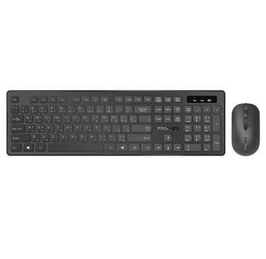 Promate ProCombo-13, Sleek Profile Full-Size Wireless Keyboard and Mouse